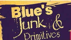 Blue's Junk & Primitives-Creal Springs Logo